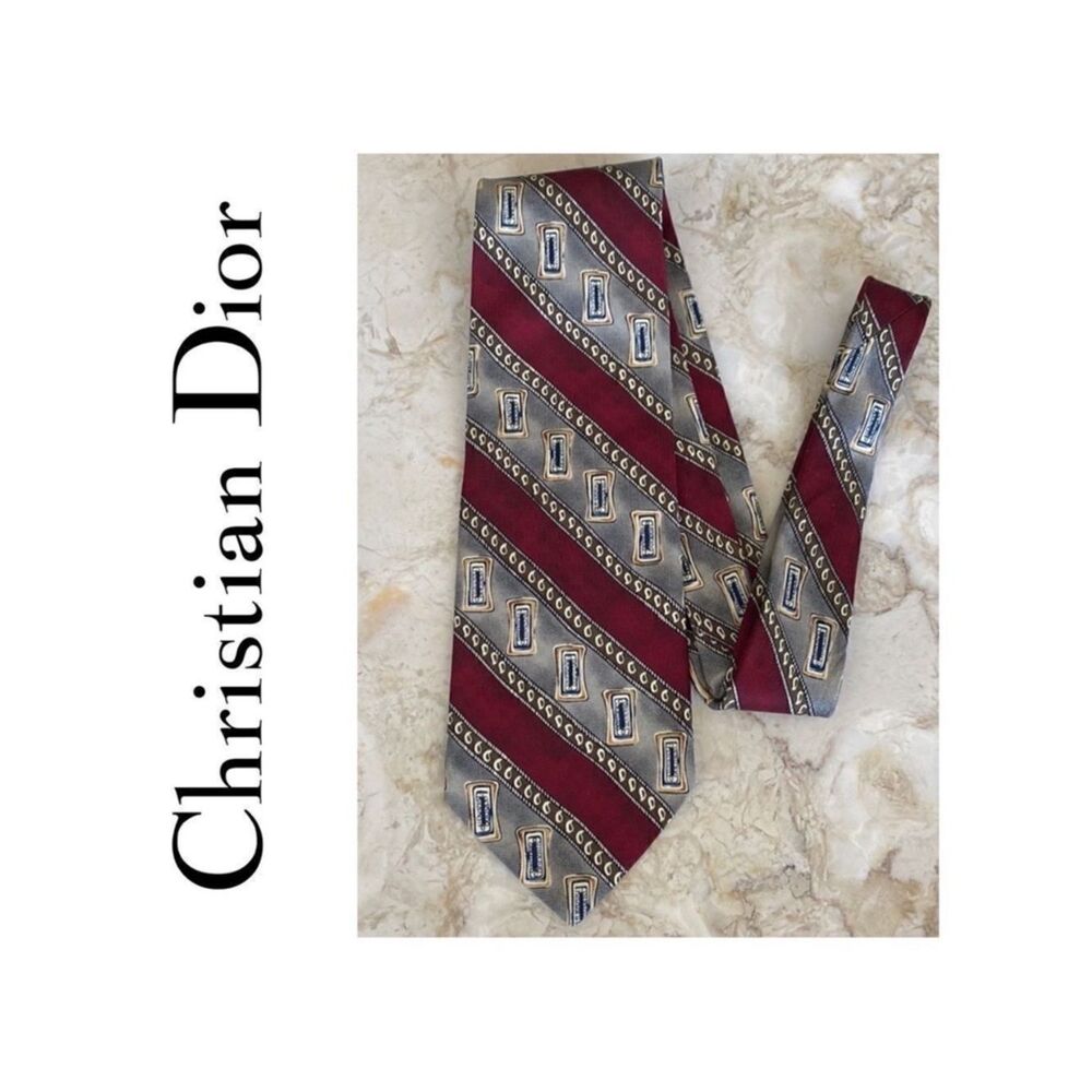 Christian Dior 100% Silk Vintage Tie